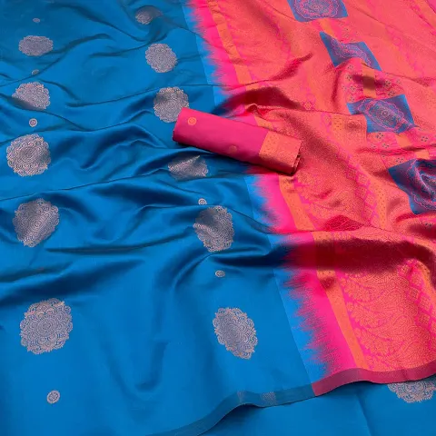 Silk Woven Design Sarees For Women