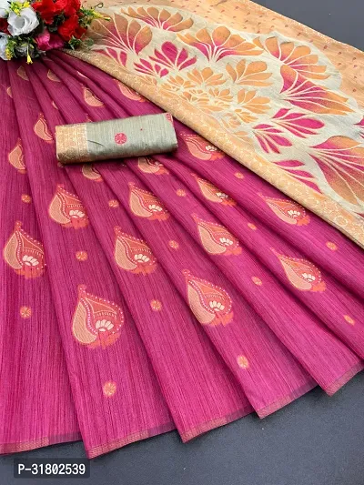 Stylish  Banarasi silk Saree Jacquard Weaving Zari Saree For Women