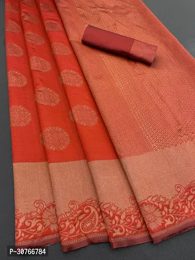 Stylish Art Silk Saree Jacquard Weaving Zari Saree For Women