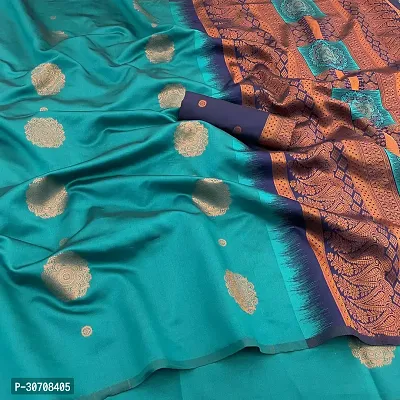 Stylish Art Silk Saree Jacquard Weaving Zari Saree For Women-thumb0