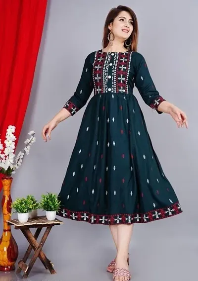 womens rayon kurta