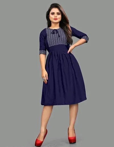 womens rayon embroidery short kurti