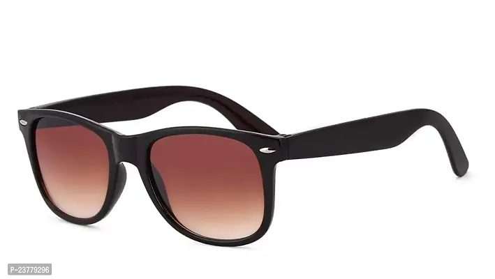 UV Protection, Night Vision, Riding Glasses Wayfarer Sunglasses (Free Size)  (For Men  Women, Black, Clear, Brown)