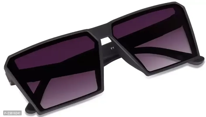 UV Protection, Gradient, Polarized, Photochromatic Lens, Others Retro Square, Wayfarer Sunglasses (Free Size)  (For Men  Women, Black)