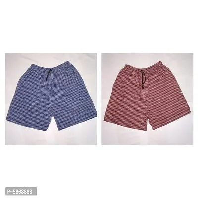 Stylish Cotton Boxers- Combo of 2