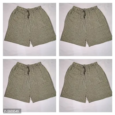 Stylish Cotton Boxers/Shorts for Men - Combo of 4