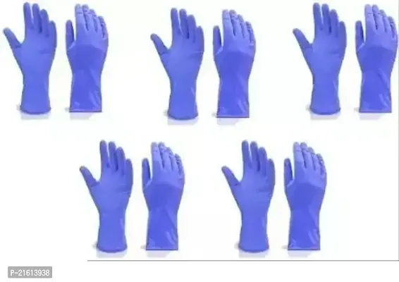 Cleaning Reusable Rubber Hand Gloves-thumb0
