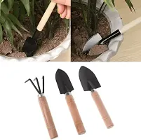 6Pcs Mini Gardening Tools Set Gardening Shovel Small Garden Rake and Hand Trowel-thumb2