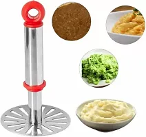 Spatula and Potato Pav Bhaji Masher Kitchen Tool Set Stainless Steel Masher-thumb2