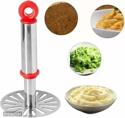 Spatula and Potato Pav Bhaji Masher Kitchen Tool Set Stainless Steel Masher-thumb3