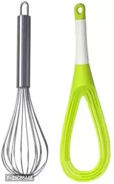 WHISK Stainless Steel, Plastic Balloon Whisknbsp;nbsp;(Pack of 2)