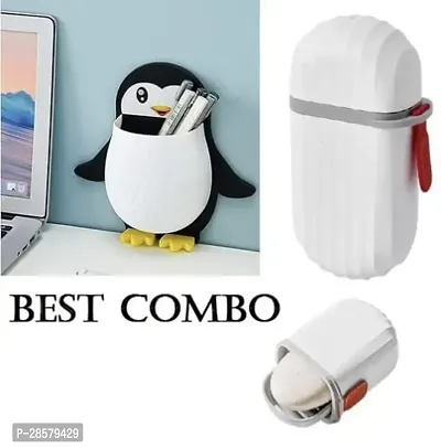 Wall Mounted Penguin Design Toothpaste Holder-thumb0
