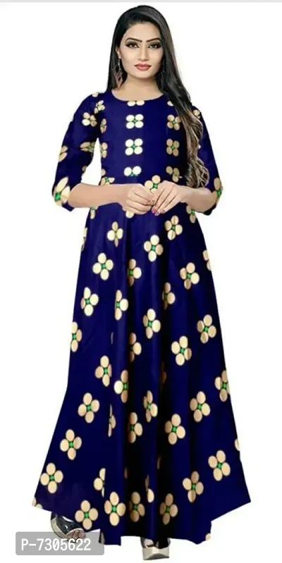 Stylish Fancy Rayon Printed Kurti For Women Pack Of 1-thumb0