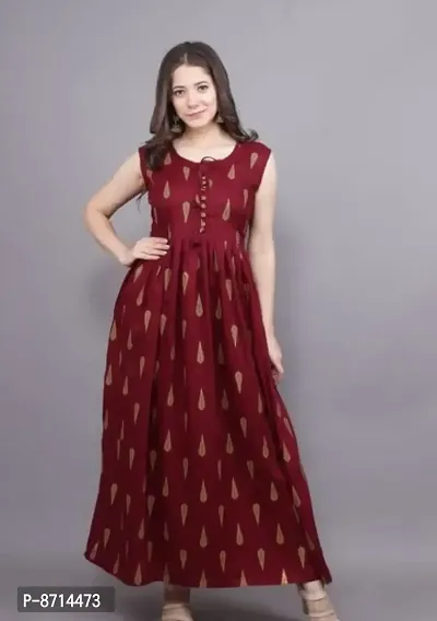 Beautiful Rayon Printed Long Kurti For Women