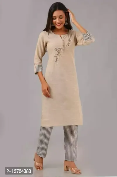 Stylish South Cotton Kurta Bottom Set For Women-thumb0