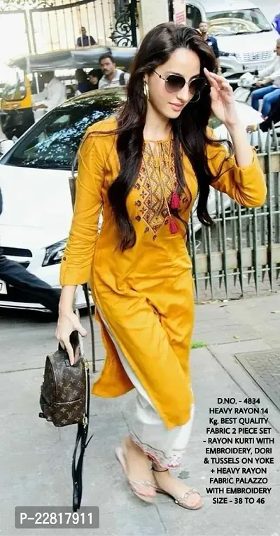Yellow Noora With white Pant-thumb0