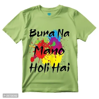Varietyverse Empire bura na Mano Holi hai Tshirt | Kids Holi Tshirt | Kids Holi Dress | Holi Half Tshirt