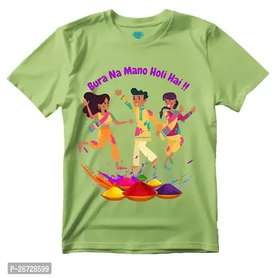 Varietyverse Empire bura na Mano Holi hai Tshirt | Kids Holi Tshirt | Kids Holi Dress | Holi Half Tshirt