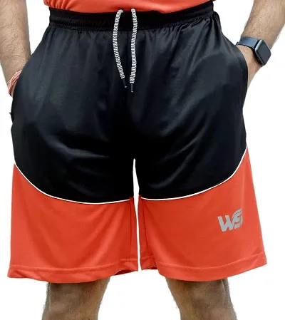 WORLD SPORTS Men's Micropool Fabric Running Sports Gym Shorts