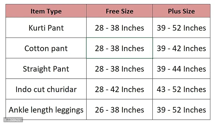Buy Women's Comfort Cotton Kurti Pant (Orange, White, Black, Free Size)  -Set of 3 at Amazon.in