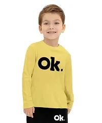 NOT BAD BOY OKOK Cotton Styilsh Printed Tshirt & Pant for Boys | 3-4 Years | Yellow | Pack of 1-thumb3