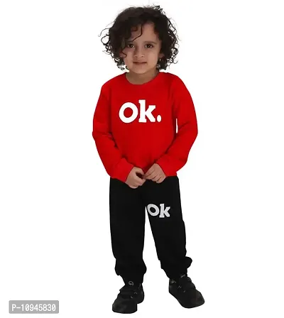 NOT BAD BOY OKOK Trendy Full Sleeve Printed Tshirt  Pant Set for Boys | Pack of 2-thumb4