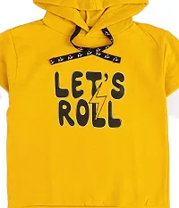 NOT BAD BOY LetsRoll Cotton Styilsh Printed Tshirt & Pant for Boys | 2-3 Years | Yellow | Pack of 1-thumb4