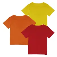 NOT BAD BOY Stylish Printed Half Sleeve Tshirt | Multicolor | 7-8 Year | Pack of 3-thumb1