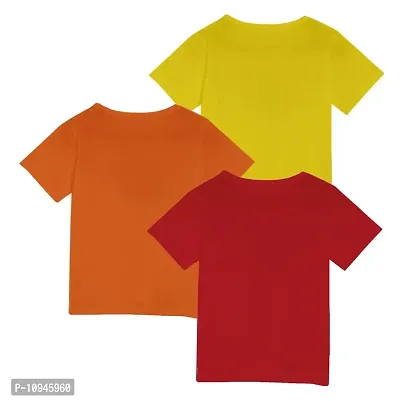 NOT BAD BOY Stylish Printed Half Sleeve Tshirt | Multicolor | 7-8 Year | Pack of 3-thumb2