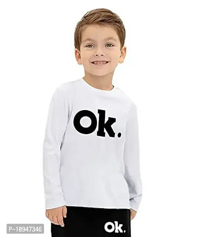 NOT BAD BOY OKOK Cotton Styilsh Printed Tshirt & Pant for Boys | 3-4 Years | White | Pack of 1-thumb4