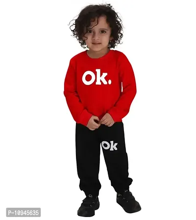 NOT BAD BOY OKOK Trendy Full Sleeve Printed Tshirt  Pant Set for Boy |Pack of 3-thumb4