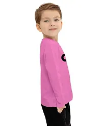 NOT BAD BOY OKOK Cotton Styilsh Printed Tshirt & Pant for Boys | 9-10 Years | Pink | Pack of 1-thumb2