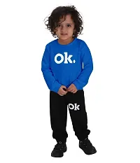 NOT BAD BOY OKOK Trendy Full Sleeve Printed Tshirt  Pant Set for Boys | Pack of 2-thumb3