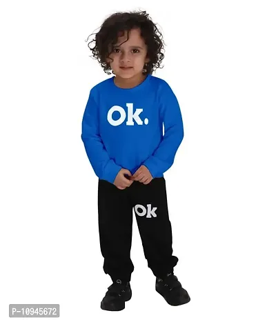 NOT BAD BOY OKOK Trendy Full Sleeve Printed Tshirt  Pant Set for Boys | Pack of 2-thumb4