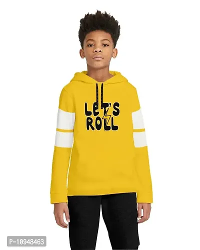 NOT BAD BOY LetsRoll Cotton Styilsh Printed Tshirt & Pant for Boys | 2-3 Years | Yellow | Pack of 1-thumb0