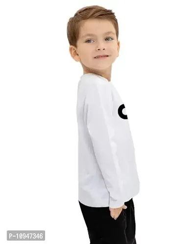 NOT BAD BOY OKOK Cotton Styilsh Printed Tshirt & Pant for Boys | 3-4 Years | White | Pack of 1-thumb3