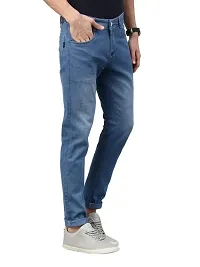 NOT BAD BOY Mens Stylish Regular Fit Faded Jean | Blue, 32 | Pack of 1-thumb2