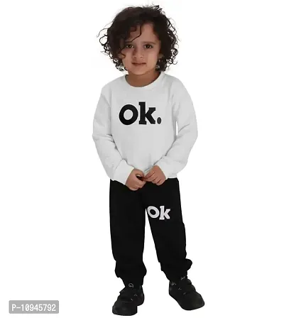 NOT BAD BOY OKOK Trendy Full Sleeve Printed Tshirt & Pant Set for Boy |2 Year| Multi color| Pack of 3-thumb2