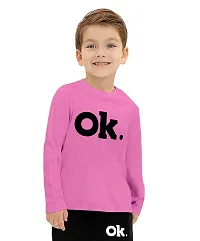 NOT BAD BOY OKOK Cotton Styilsh Printed Tshirt & Pant for Boys | 9-10 Years | Pink | Pack of 1-thumb3