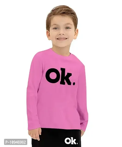 NOT BAD BOY OKOK Cotton Styilsh Printed Tshirt & Pant for Boys | 9-10 Years | Pink | Pack of 1-thumb4