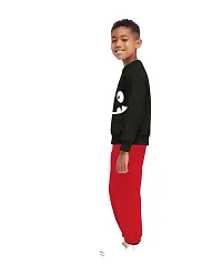 NOT BAD BOY Monsterface Cotton Styilsh Printed Tshirt & Pant for Boys | 7-8 Years | Black | Pack of 1-thumb2