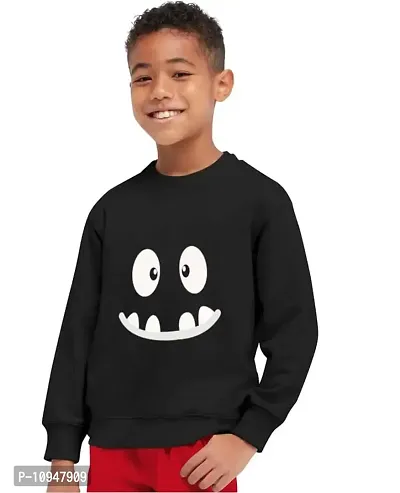 NOT BAD BOY Monsterface Cotton Styilsh Printed Tshirt & Pant for Boys | 7-8 Years | Black | Pack of 1-thumb4