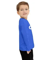 NOT BAD BOY OKOK Cotton Styilsh Printed Tshirt & Pant for Boys | 7-8 Years | Royal Blue | Pack of 1-thumb2