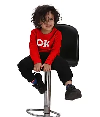 NOT BAD BOY OKOK Trendy Full Sleeve Printed Tshirt & Pant Set for Boys|8 Year | Royal Blue,Red |Pack of 2-thumb4