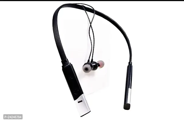 Stylish Black In-ear Bluetooth Wireless Neckbands