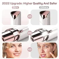 Eyebrow Trimmer Painless Eyebrow Maker Upper Lip Hair Remover Epilator Women Facial Hair Remover Original Browser Eye Browser Trimmer Women Hair Removal White (Small)-thumb1