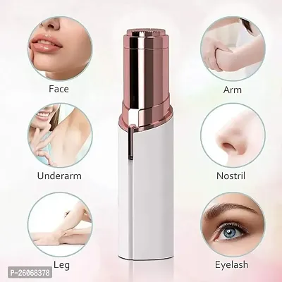 Eyebrow Trimmer Painless Eyebrow Maker Upper Lip Hair Remover Epilator Women Facial Hair Remover Original Browser Eye Browser Trimmer Women Hair Removal White (Small)-thumb3