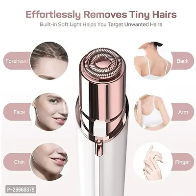 Eyebrow Trimmer Painless Eyebrow Maker Upper Lip Hair Remover Epilator Women Facial Hair Remover Original Browser Eye Browser Trimmer Women Hair Removal White (Small)-thumb4