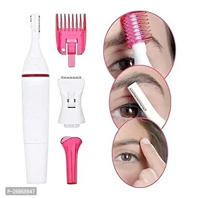 Sweet Eyebrows Trimmer | Electric Women Hair Removal Trimmer Shaving Machine | Bikini Trimmer Shaving Style Eyebrow Underarms Hair Remover for Women,5 in 1-thumb2