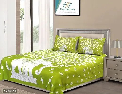 Stylish Cotton Flat 1 Bedcover + 2 Pillowcovers